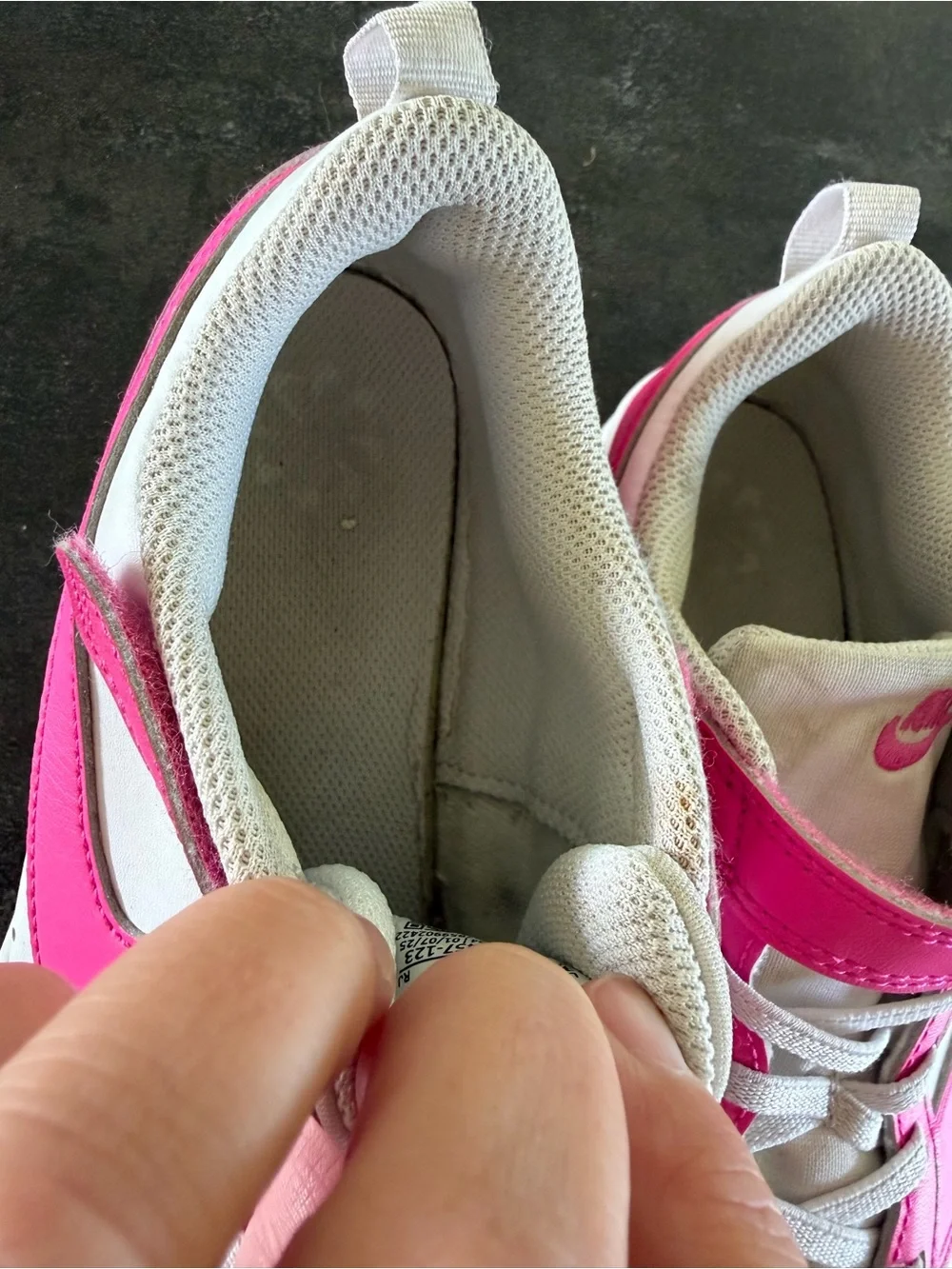 Nike Court Borough Low Recraft 3Y White Pink Kids Sneakers DV5457-123